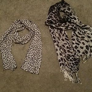 Animal print scarves
