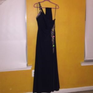 Formal Floor Length Dress in Navy 💃🏻