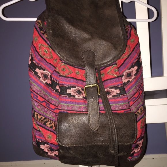 Stylish tribal print backpack