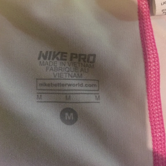 Pink striped Nike pro - Picture 3 of 3