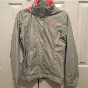 Grey & pink NorthFace