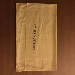 Authentic Louis Vuitton dust cover