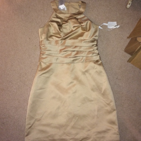 Cute gold formal dress