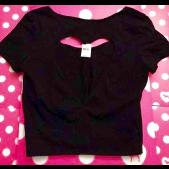 🦋Victoria Secret❤Cut Out Heart❤️Crop Top - Picture 4 of 5