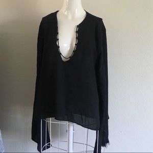 ❌ SOLD ❌ Nasty gal black Blouse