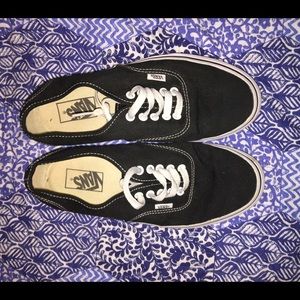 Size 9.5 Black vans