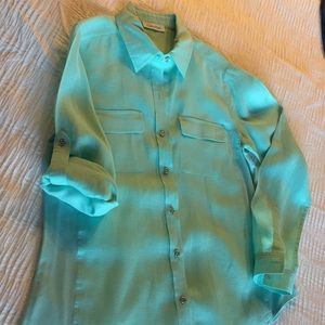 Womens Calvin Klein linen shirt