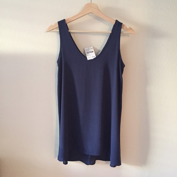 Soprano Blue Sleeveless Blouse *NWT*