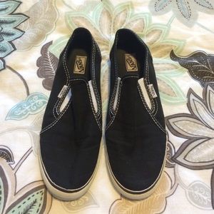 Black Slip On Vans