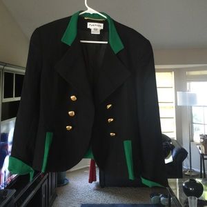 Portara matching green Blazers