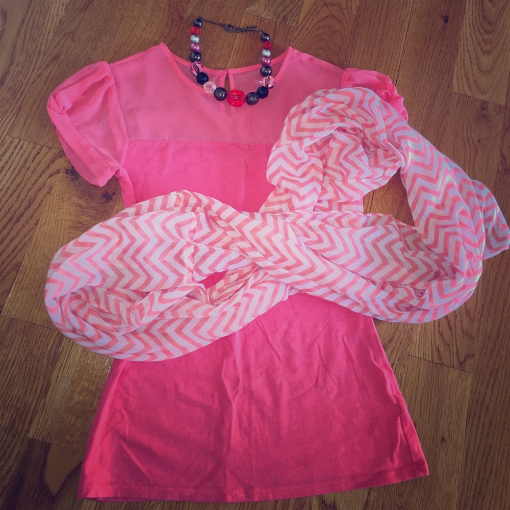 Pink express top