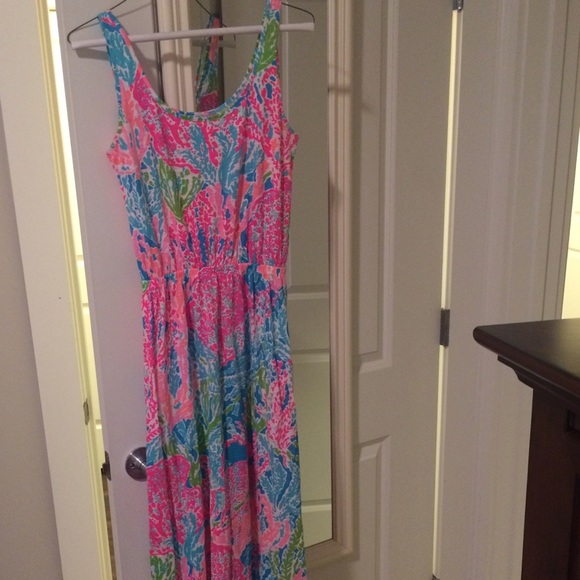 Lilly Pulitzer Maxi Dress Let's Cha Cha