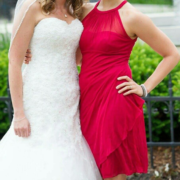 Red Bridesmaid Dress