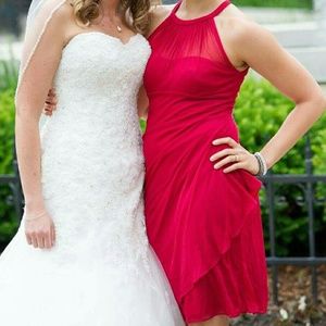 Red Bridesmaid Dress