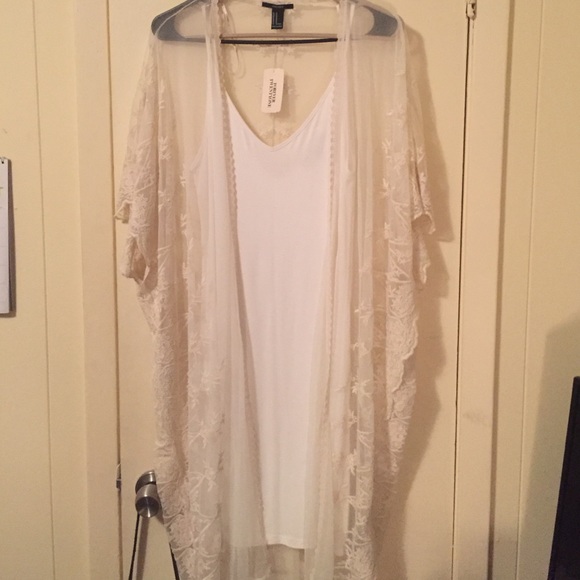 White slip dress