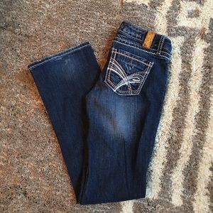 Maurice's - dark wash, boot cut jeans