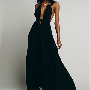 Free people look into the sun maxi dress NWT