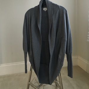 Wilfred grey sweater cardigan