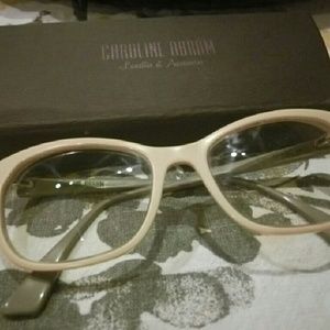 Caroline Abram cream glasses