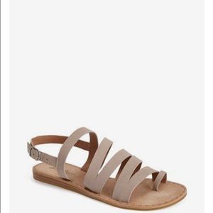 Fairway leather sling back Lucky brand sandals
