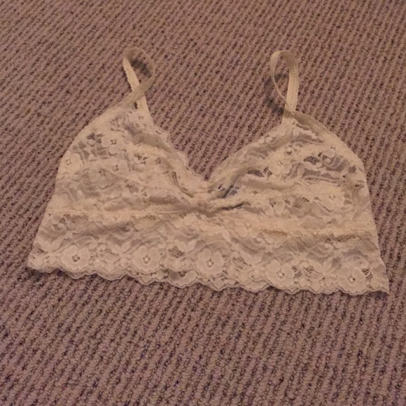 Lace bralette.