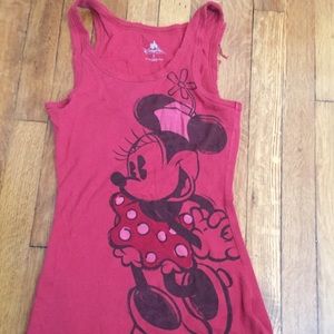 Red Mikey Mouse tank top