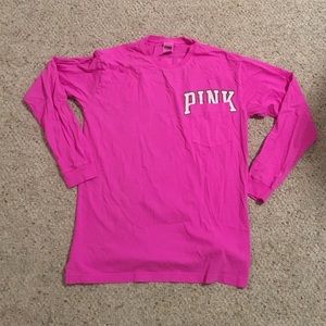 PINK Varsity Long Sleeved Tee