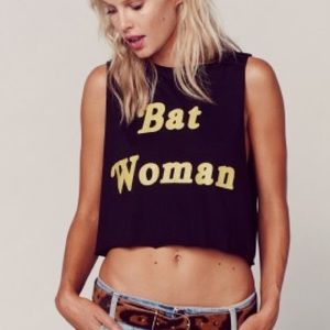 The Laundry Room Bat Woman Crop Tee