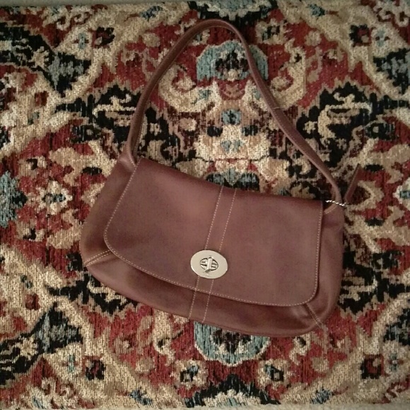 Brown Coach Shoulder Bag