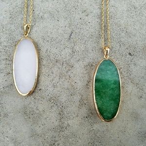 Green and Gold Necklace
