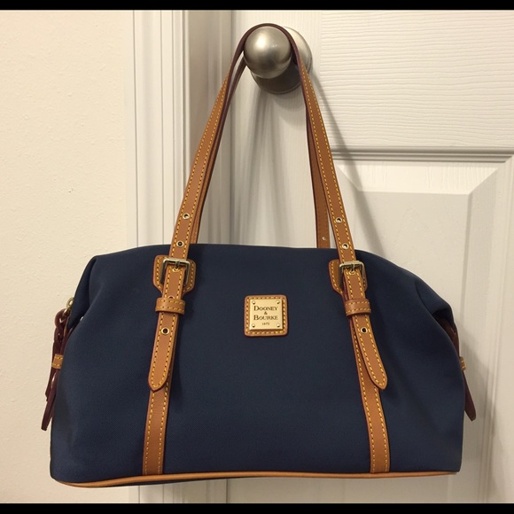 Dooney & Bourke Handbags - Dooney & Bourke Nylon Rectangular Duffel Satchel