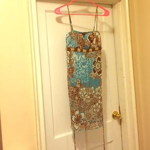 Hawaiian themed wedding dress