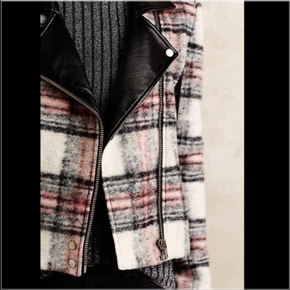 Paige Plaid Moto Jacket - Picture 4 of 4