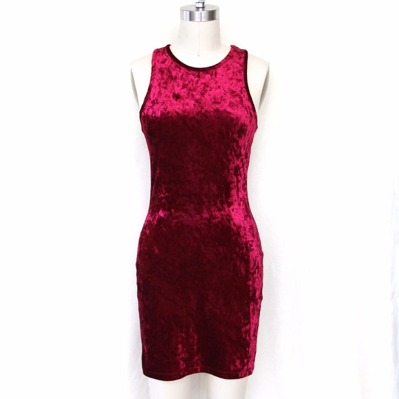 Forever 21 Dresses & Skirts - Burgundy Velvet Dress