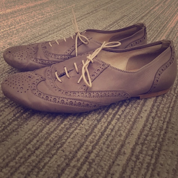Leather oxfords - Picture 1 of 3