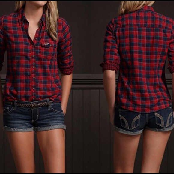 Plaid Button Down Shirt 🆒