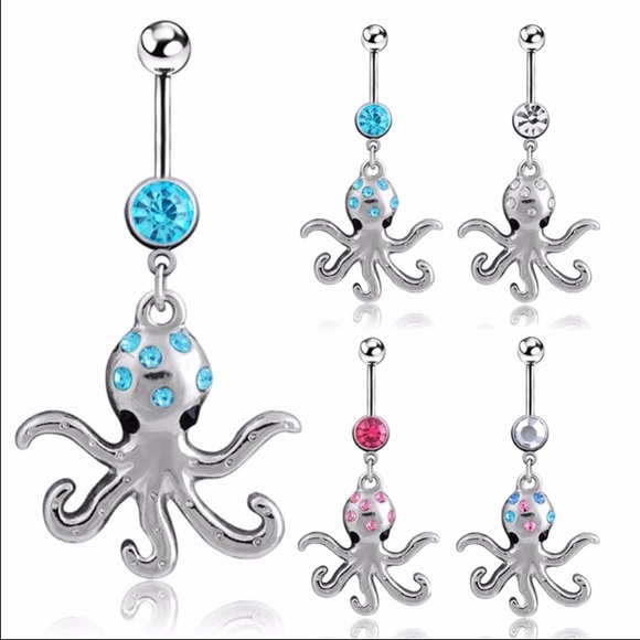 Octopus 🐙 Belly ring / navel ring.