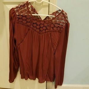 Long sleeve blouse