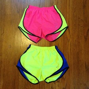2 pair of nike shorts