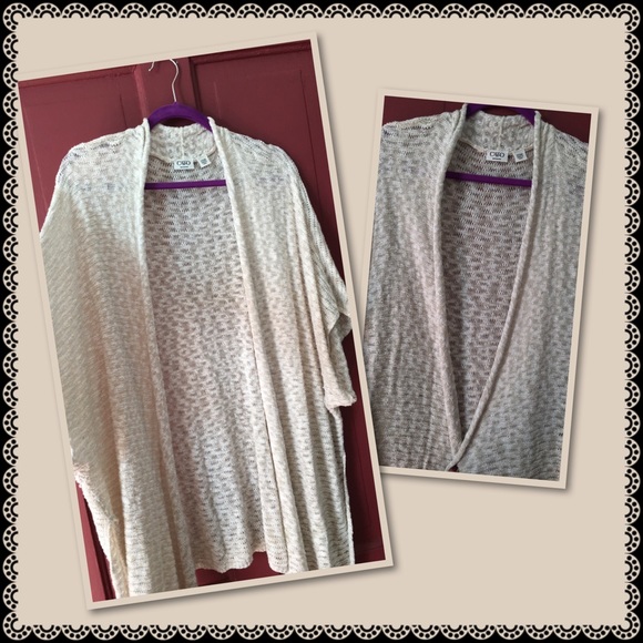 Ivory/cream cardigan.