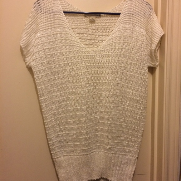 Knit Short-Sleeve Sweater