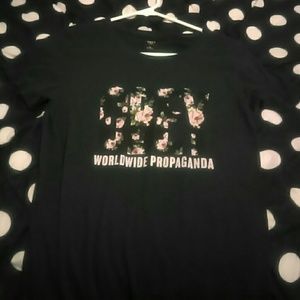 Navy Floral Obey Shirt