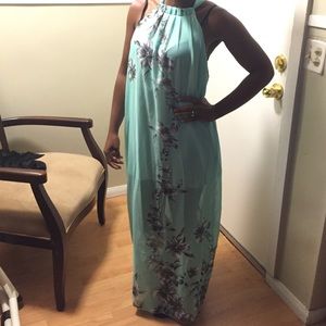 Teal Maxi Dress size 2x