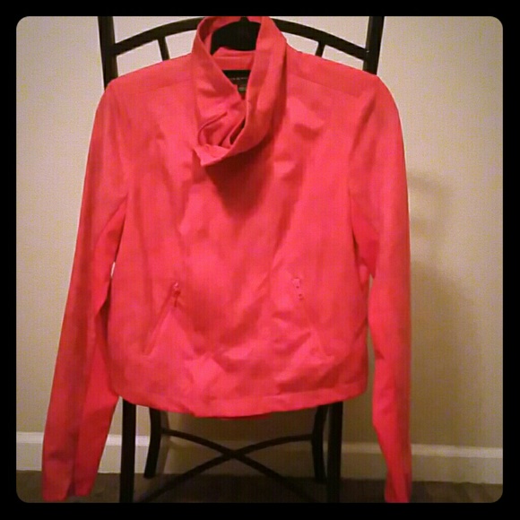 Hot peach jacket
