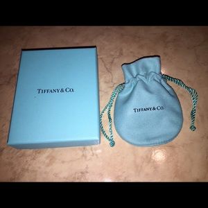 Authentic Tiffany box and pouch