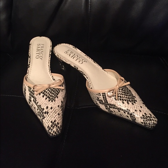 NWOT Snakeskin Franco Sarto Heels 🐍