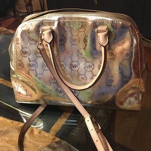 Michael Kors gold purse