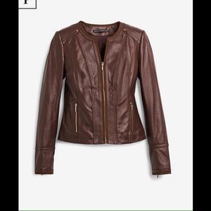 BRAND NEW! Sexy Leather Cropped Jacket!!