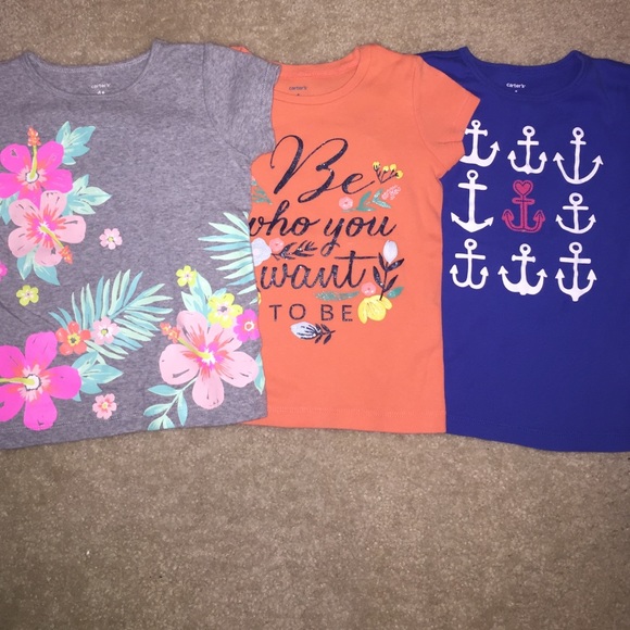 Carters 4t T shirt lot