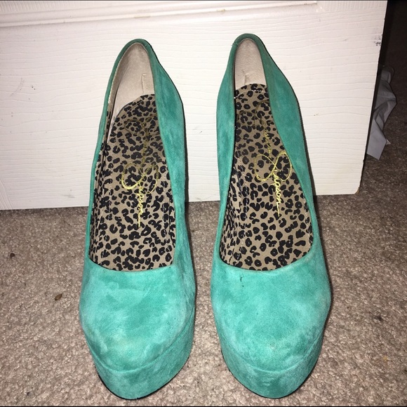 Jessica Simpson Velvet Soft Heels